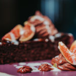 Fig an sea salt brownies