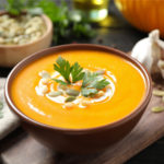 creamy vegan roasted pumpkin soup