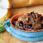 Wine Country Olive Fig Tapenade with baguette