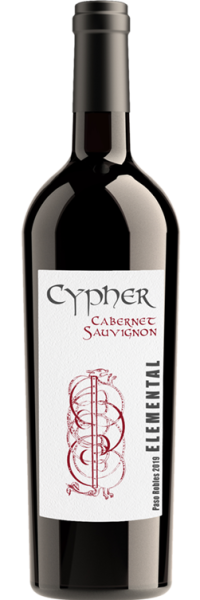 2019 Cypher Elemental Cabernet Paso Robles Wine Label Front-800