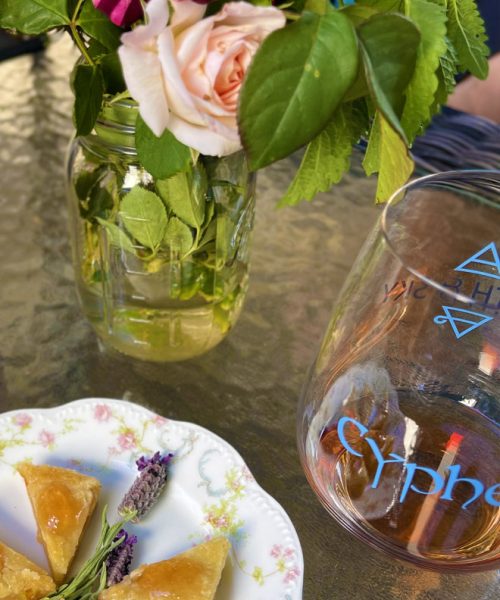 Cypher Evanescence Rose wine food pairing paso Robles