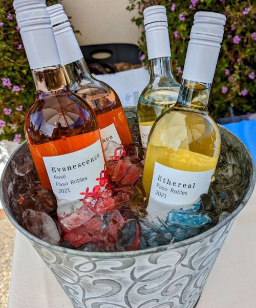 Cypher Rose White Wine Ice Bucket Paso Robles